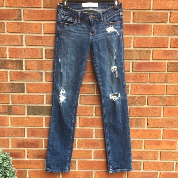 Abercrombie & Fitch Jeans Abercrombie Fitch Low Rise Skinny Ripped